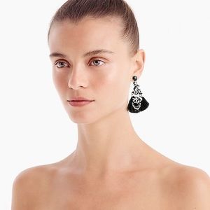 NWT J. Crew Sailor Knot Tassel Earrings